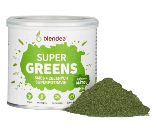 BLENDEA Supergreens BIO 5 zelených superpotravin 90 g