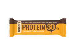 Bombus Protein 30% Peanut & chocolate tyčinka 50 g