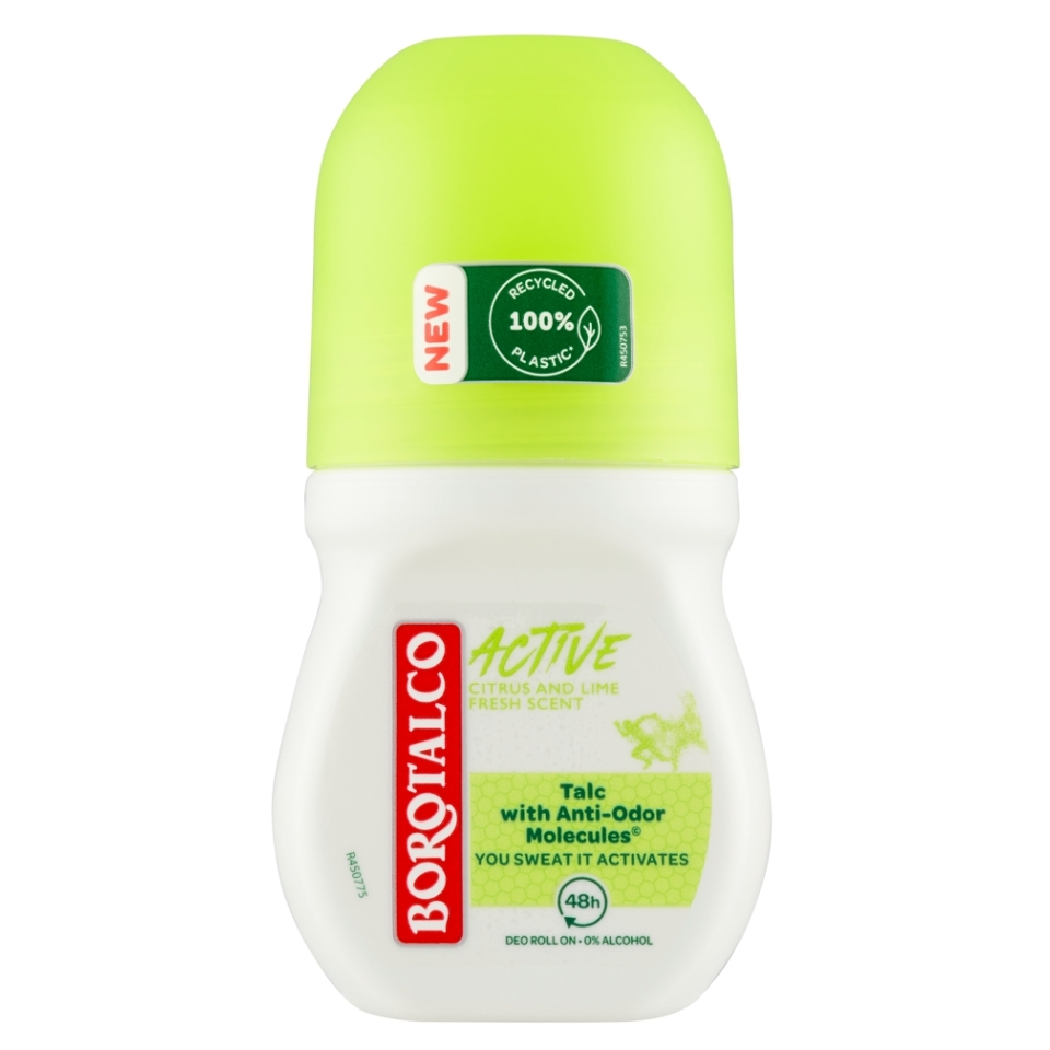 BOROTALCO Active Citrus and Lime Fresh roll-on deodorant 50ml