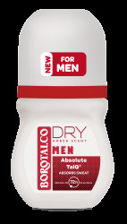 BOROTALCO MEN Dry Amber Scent, Roll-On deodorant pro muže 50 ml