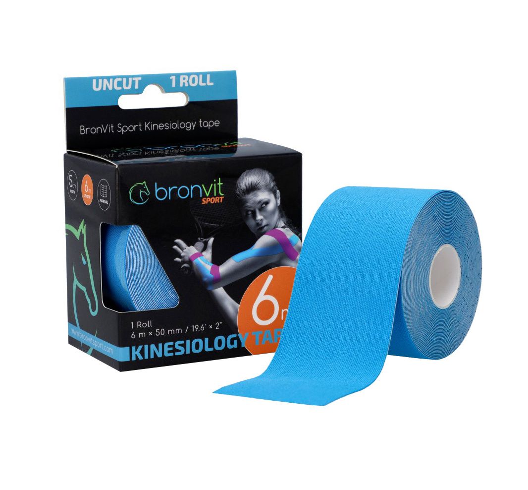 BronVit Sport Kinesio Tape classic 5 cm x 6 m tejpovací páska modrá