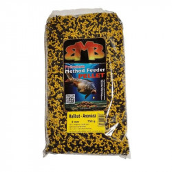 Buki MIX Premium Method Feeder pelety 2mm / 750g Halibut- ananas