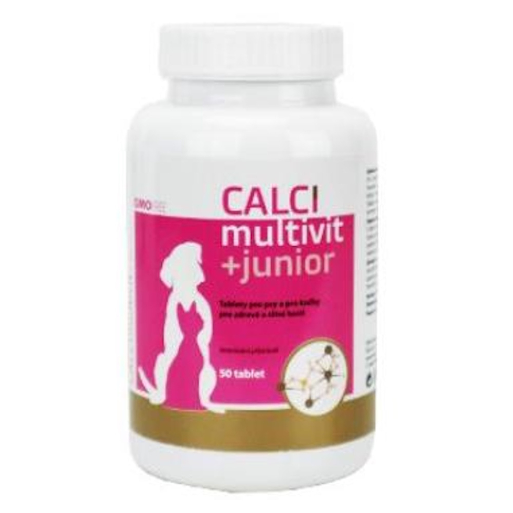 CALCIMULTIVIT+junior tablety pro psy a kočky 50 tablet