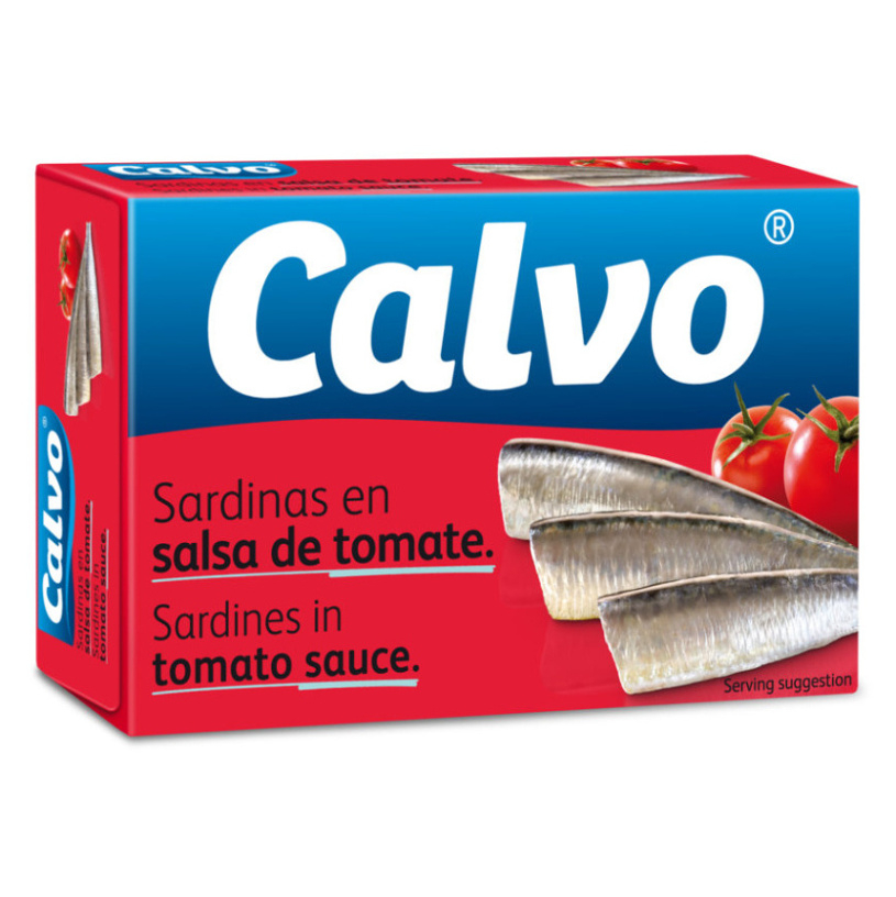 CALVO Sardinky v rajčatové omáčce 120 g