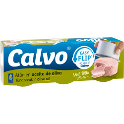 CALVO Tuňák v olivovém oleji 3 x 65 g