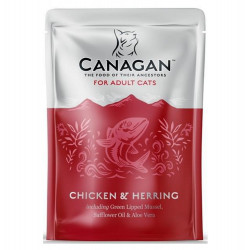 CANAGAN Chicken & herring kapsička pro kočky 85 g