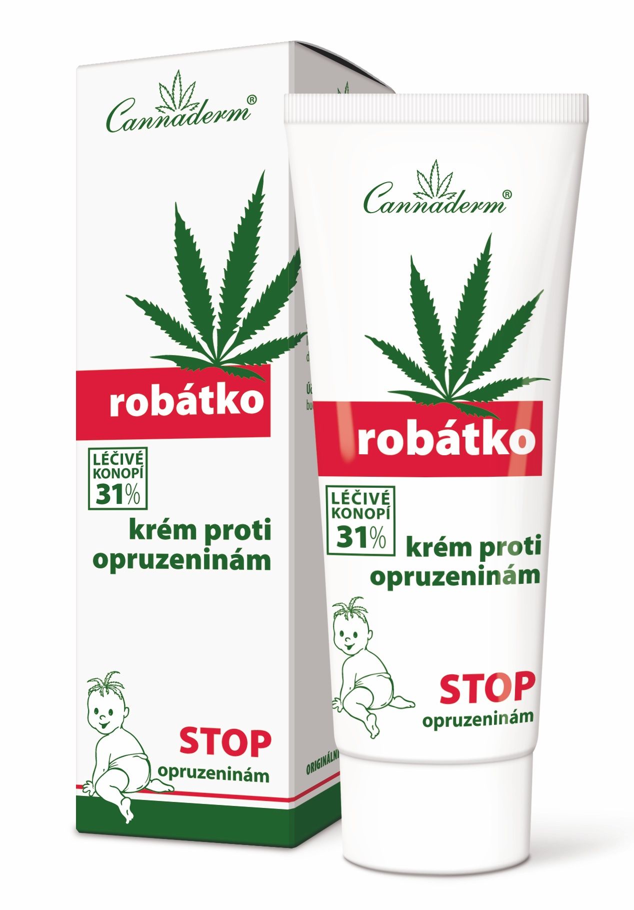 Cannaderm Robátko Krém proti opruzeninám 75 g