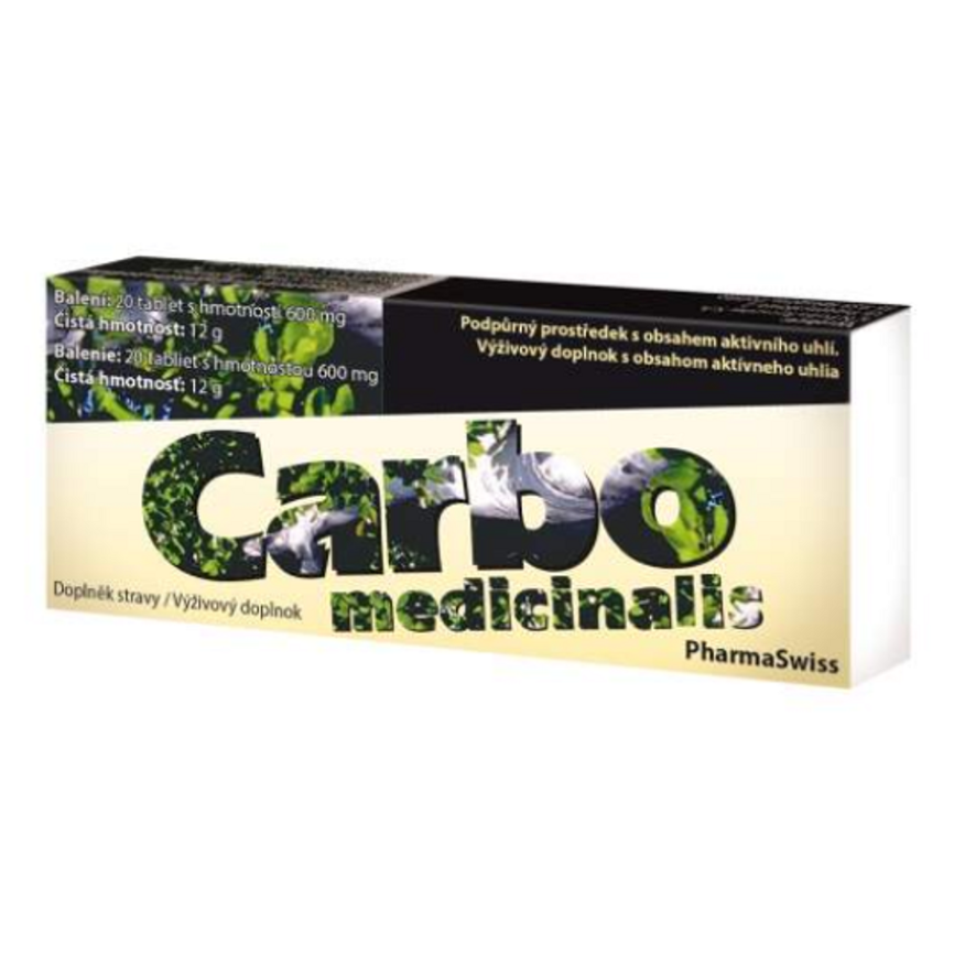 CARBO MEDICINALIS 20 tablet