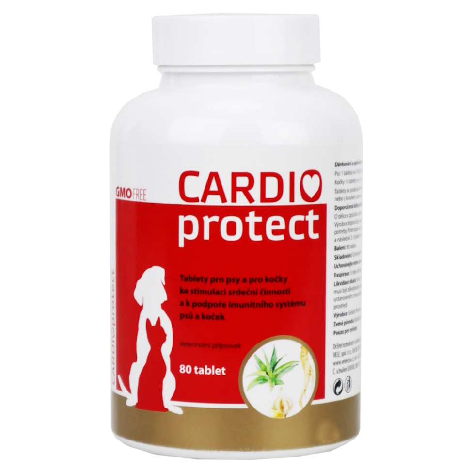 CARDIOPROTECT tablety pro psy a kočky 80 tablet