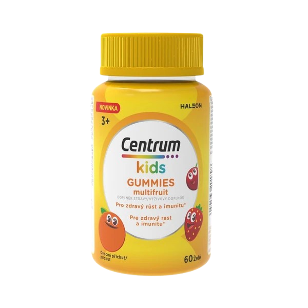 CENTRUM Kids Gummies multivitamín pro děti multifruit želé 60 ks