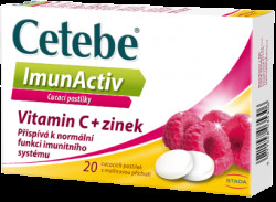 CETEBE Imunactiv malina 20 pastilek