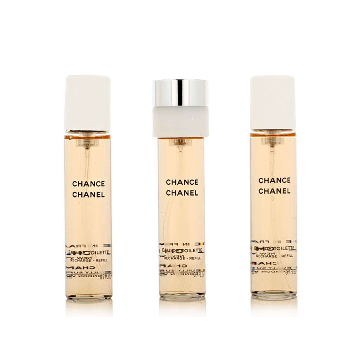 Chanel Chance EDT náplň 2 x 20 ml + EDT náplň s rozprašovačem 20 ml W