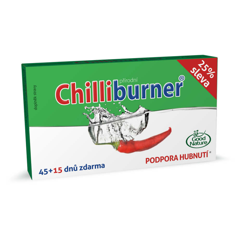 CHILLIBURNER Podpora hubnutí 60 tablet