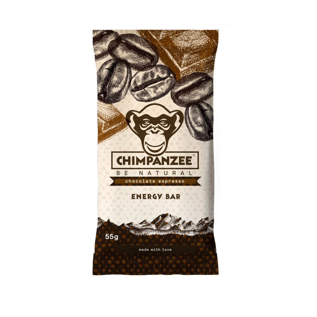 Chimpanzee Energy Bar Chocolate espresso tyčinka 55 g