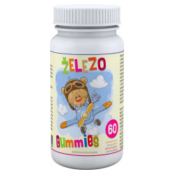 CLINICAL Železo Gummies 60 pektinových bonbónů