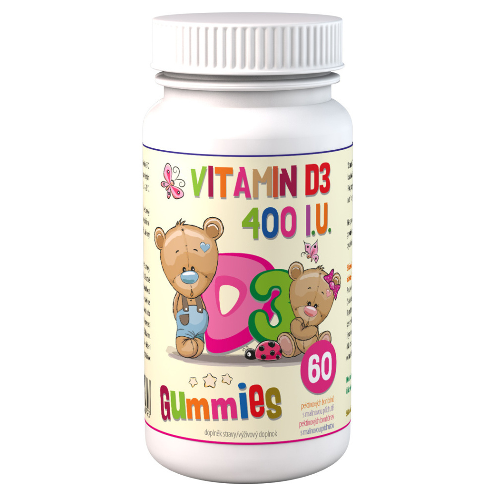 CLINICAL D3 Gummies 60 pektinových bonbónů