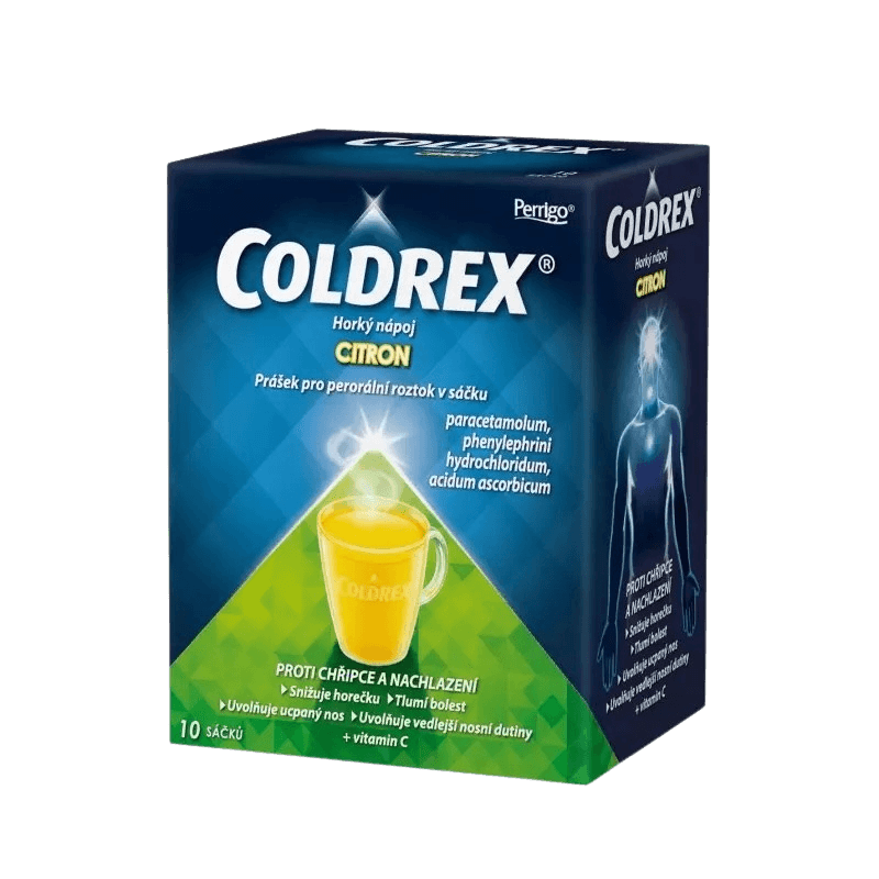 COLDREX Citron horký nápoj 10 sáčků