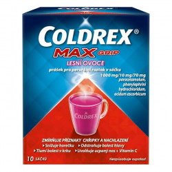 COLDREX MAX Grip lesní ovoce prášek pro perorální roztok 10 sáčků