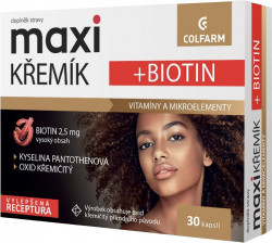 COLFARM maxi Křemík + Biotin, 30 kapslí