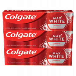 COLGATE Zubní pasta Max White Luminous 3x 75 ml