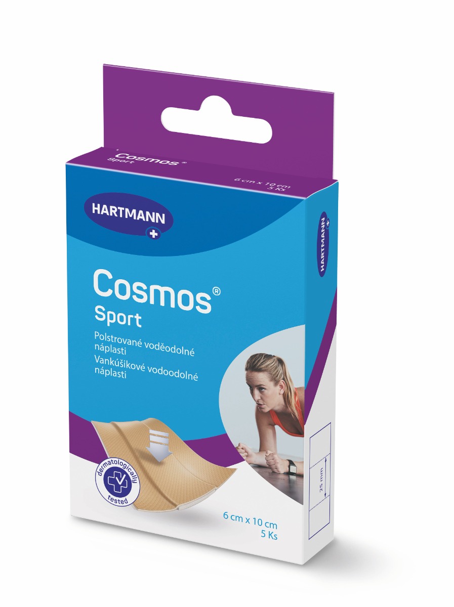 Cosmos Sport 6 x 10 cm polstrovaná náplast 5 ks