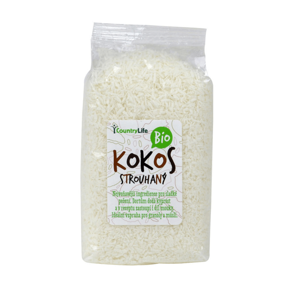 COUNTRY LIFE Kokos strouhaný 200 g BIO