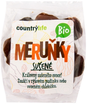 COUNTRY LIFE Meruňky sušené BIO 100 g