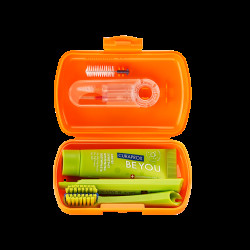 CURAPROX Travel set ORTHO oranžový 1 kus