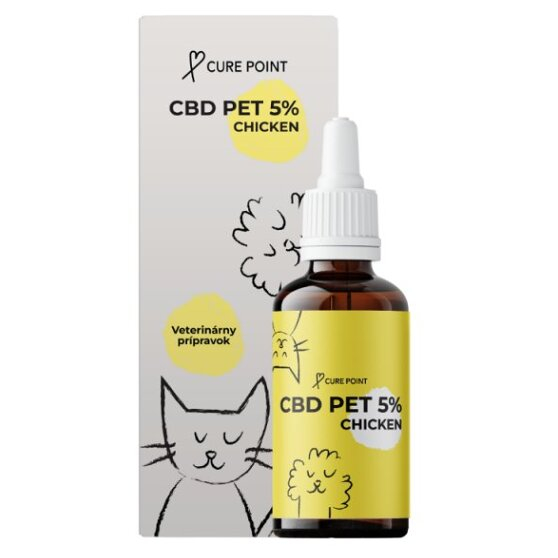 CURE POINT CBD Pet 5% Olej pro psy Chicken 10 ml