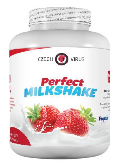 CZECH VIRUS Perfect Milkshake jahodový 2000 g