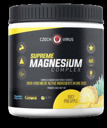 CZECH VIRUS Supreme Magnesium Complex šťavnatý ananas 340 g