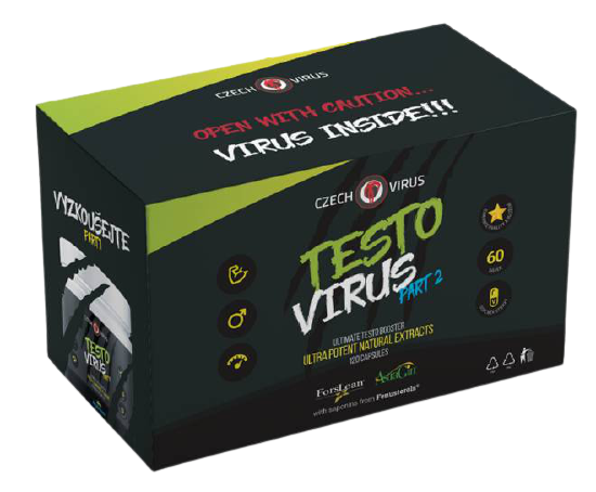 CZECH VIRUS Testo Virus Part 2, 120 kapslí