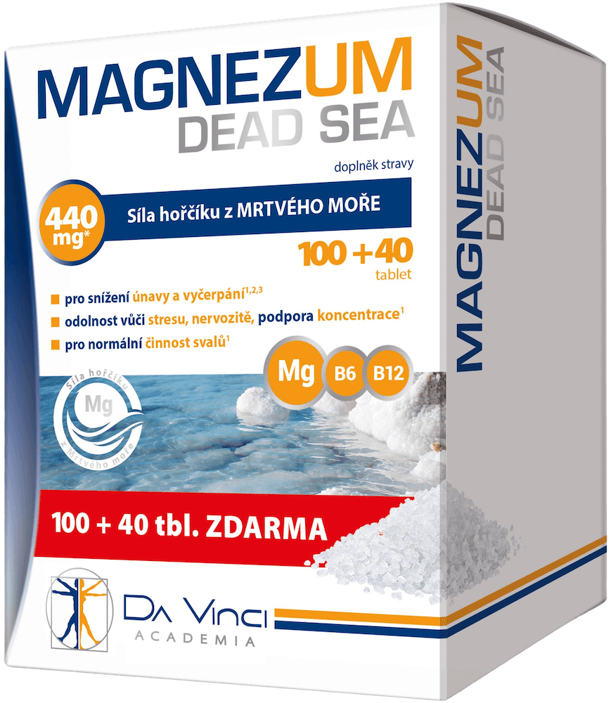 DA VINCI ACADEMIA Magnezum Dead Sea 140 tablet