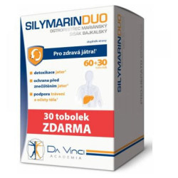 DA VINCI ACADEMIA Silymarin Duo 60 + 30 tobolek ZDARMA