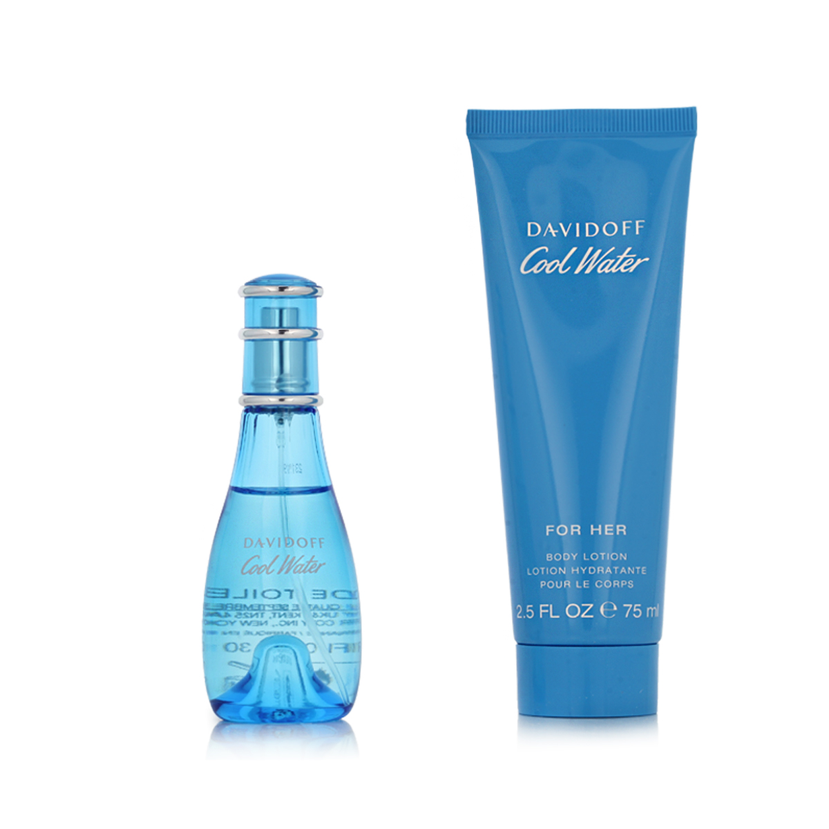 Davidoff Cool Water for Women EDT 30 ml + BL 75 ml W