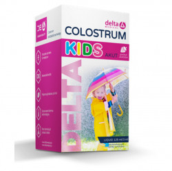 DELTA MEDICAL Colostrum kids AKUT sirup jahoda 125 ml, poškozený obal