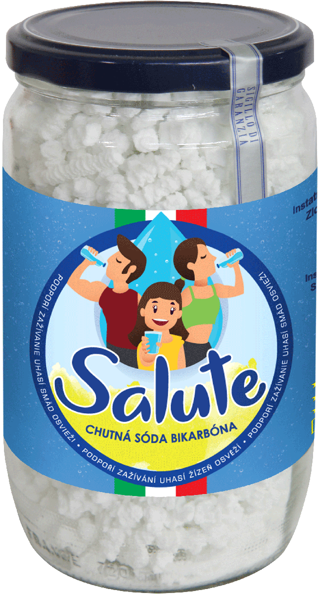 DELTA Salute® - chutná Soda bikarbona, příchuť citron 250 g