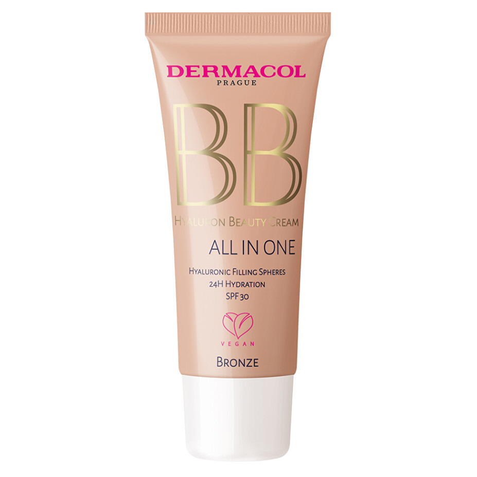 DERMACOL BB hyaluronový krém All in One SPF 30 Odstín Bronze 30 ml