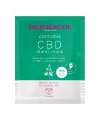 Dermacol Cannabis textilní maska s CBD 1 ks