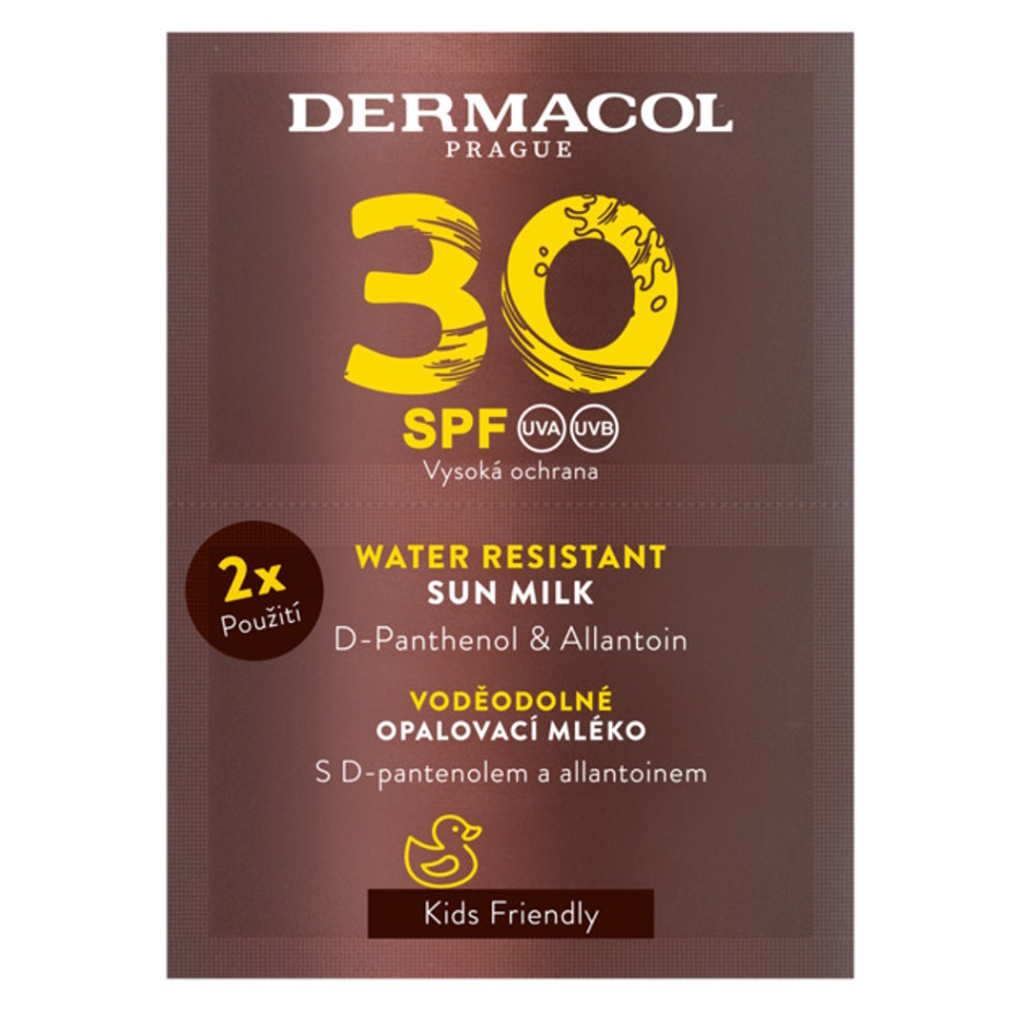 DERMACOL Opalovací mléko voděodolné SPF30 2x15 ml