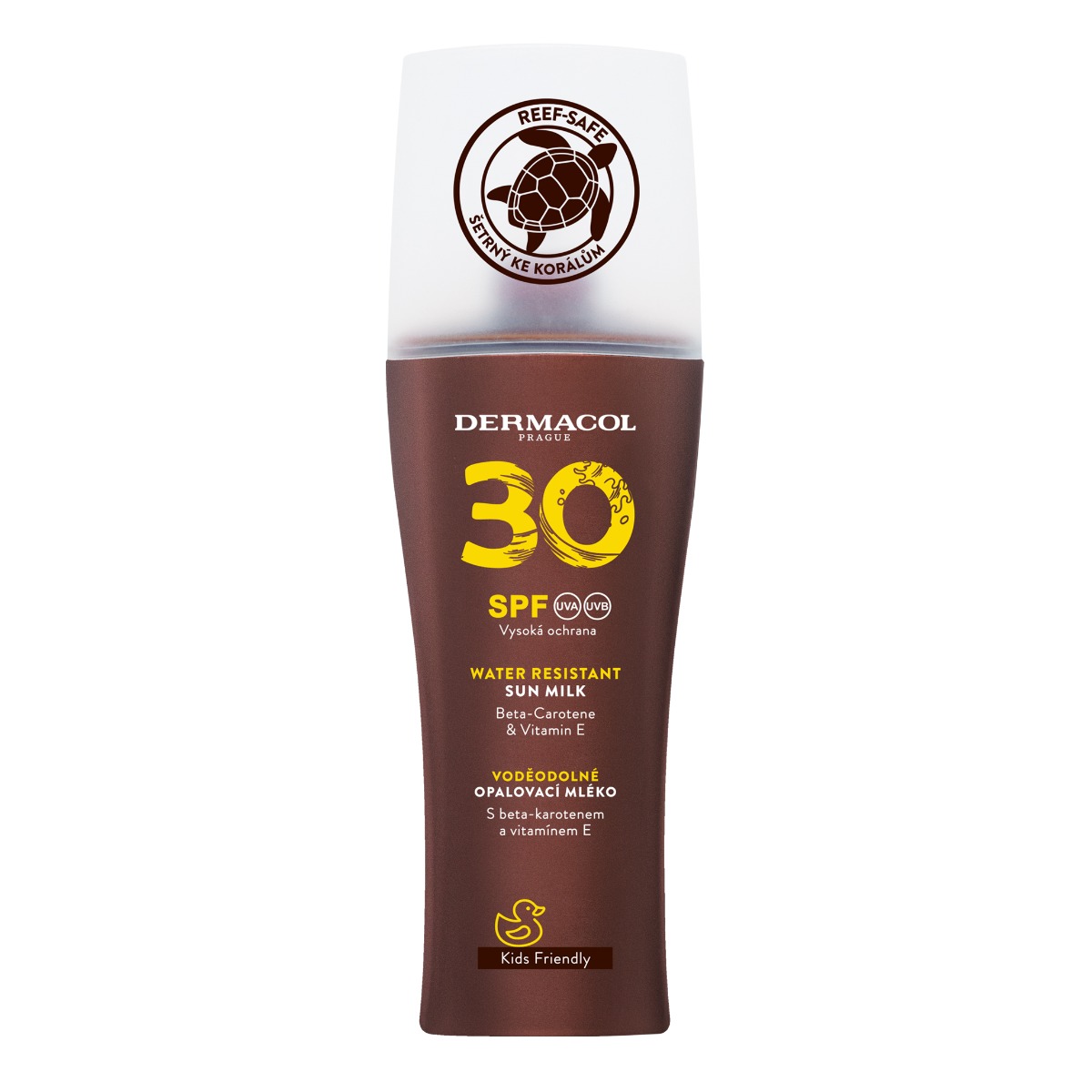 Dermacol SUN Mléko na opalování SPF30 rozprašovač 200 ml