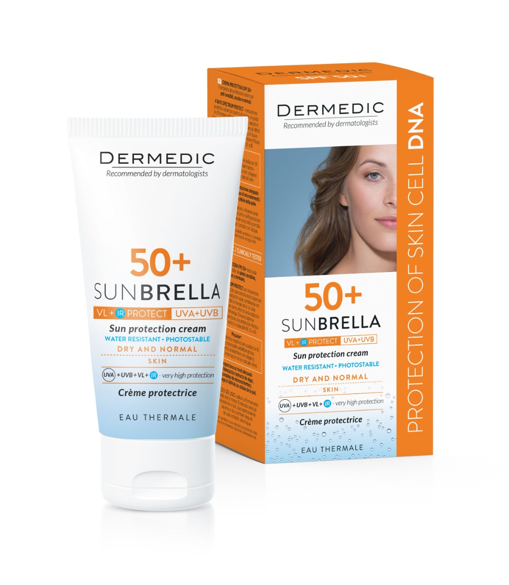 Dermedic Sunbrella Opalovací krém pro suchou a normální pleť SPF50+ 50 g