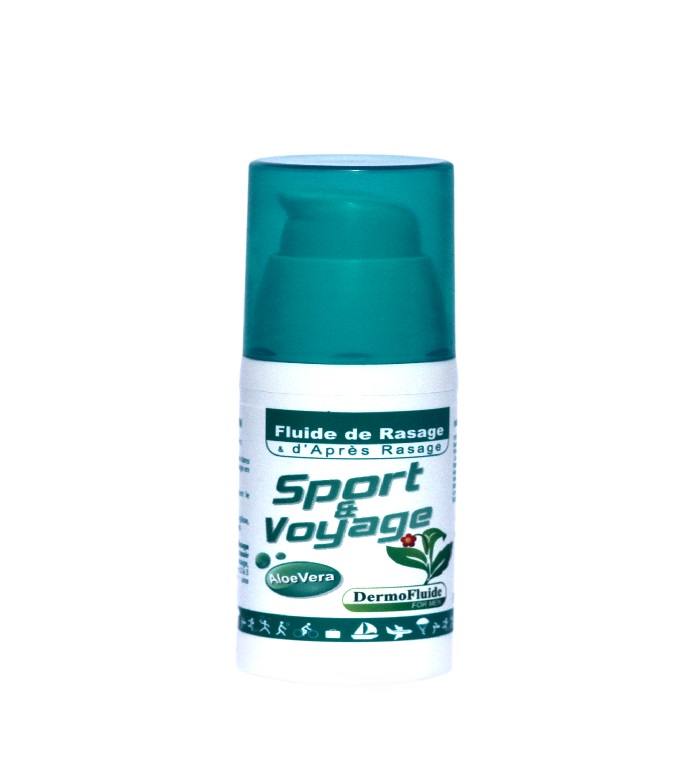 Dermofluide Sport et Voyage 2v1 olej a voda na holení 30 ml