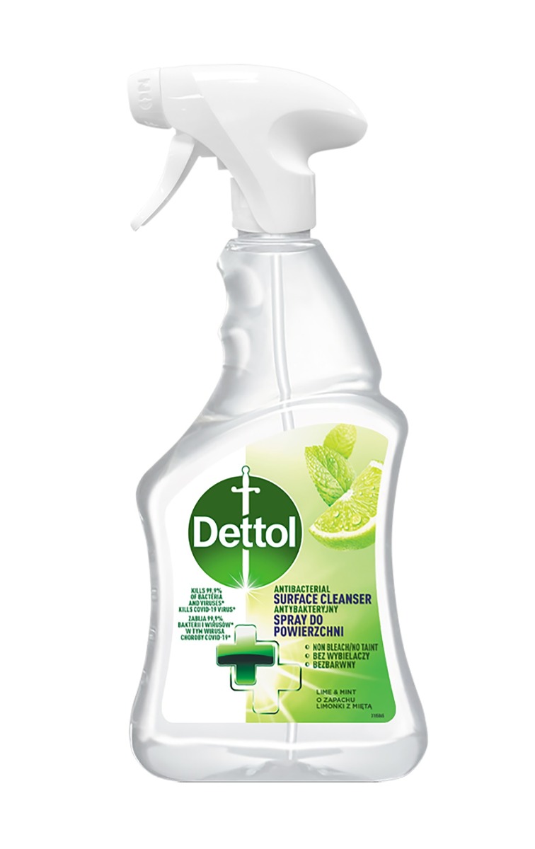 Dettol Antibakteriální sprej na povrchy Limetka a máta 500 ml