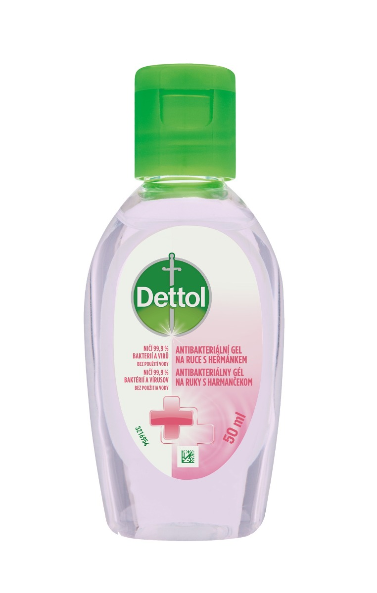 Dettol Antibakteriální gel na ruce Heřmánek 50 ml