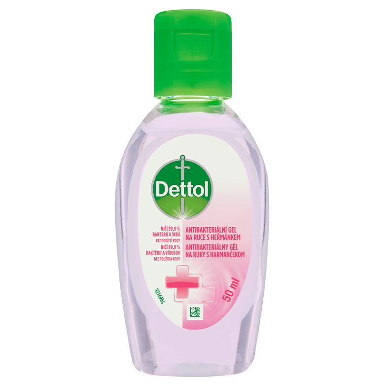 DETTOL Antibakterialni gel na ruce s heřmánkem 50 ml