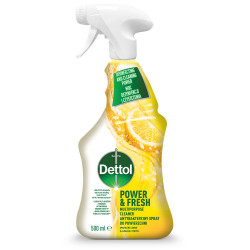 Dettol Power&Fresh Antibakteriálni sprej na povrchy Citrón a limeta 500 ml