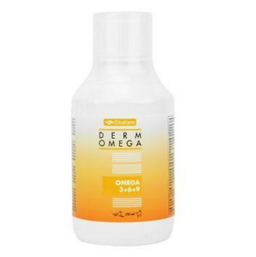 DIAFARM Omega 3+6 na srst pes a kočka dávkovač 250 ml