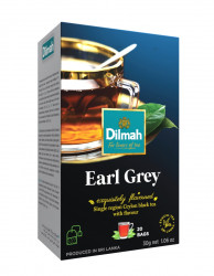 Dilmah Černý čaj Earl Grey nálevové sáčky 20x1,5 g