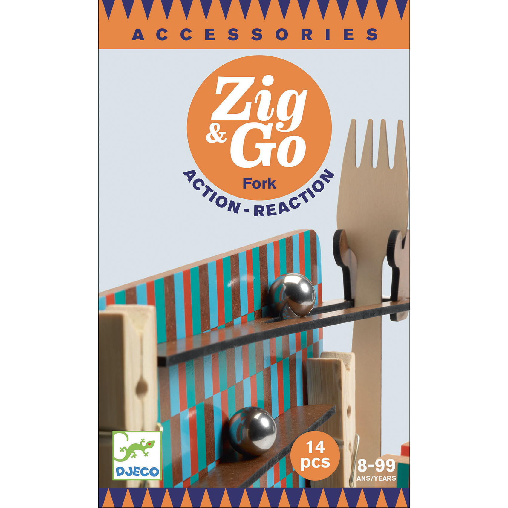 Djeco Zig & Go - Fork - 14 pcs